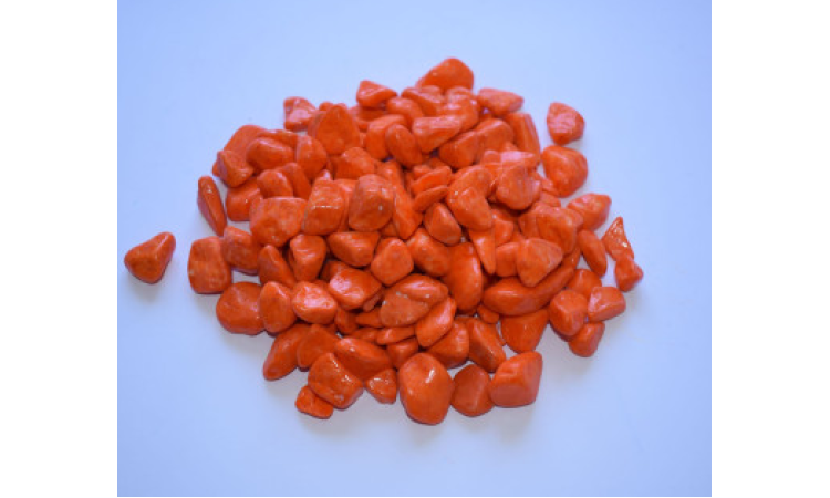 AKVARYUM TAŞI 10 KG ( BOYUT NO: 2 )  RENK: TURUNCU